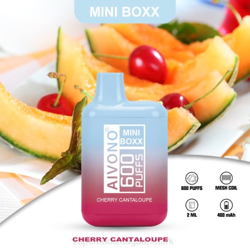 Disposable Vape Danmark - Aivono AIM MINI BOXX 600 2H4L239 kirsebær cantaloupe
