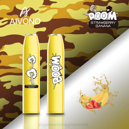 Vape Juice - Aivono AIM BOOM 600 2H4L363 jordbær banan