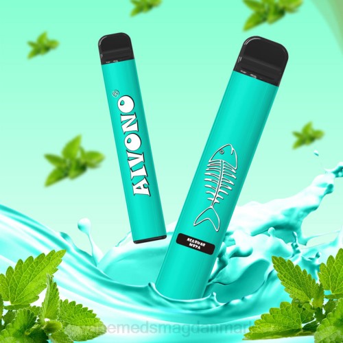 Vape Juice - Aivono AIM FISHBONE 600 2H4L278 kølig mynte