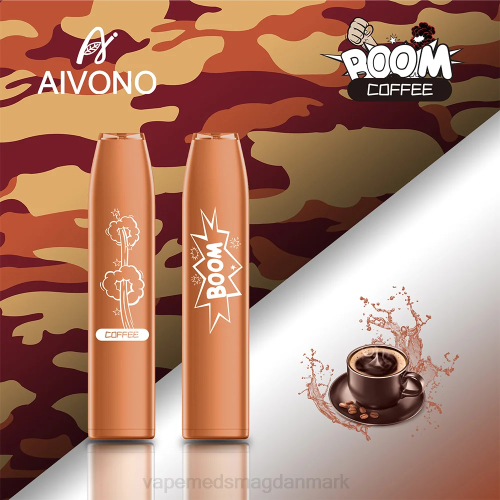 Vape Med Smag - Aivono AIM BOOM 600 2H4L356 kaffe