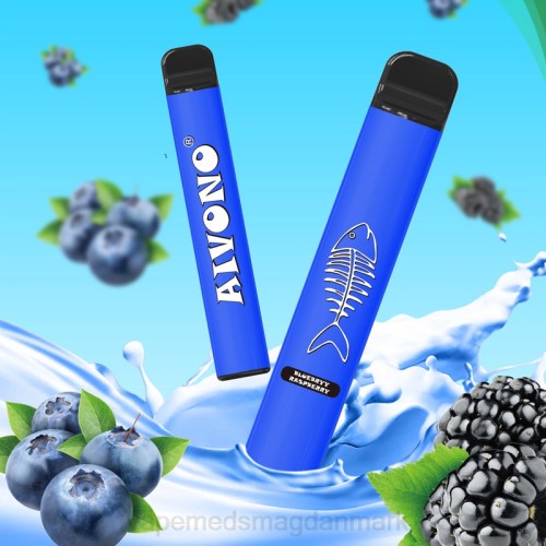 Vape Med Smag - Aivono AIM FISHBONE 600 2H4L281 blåbær hindbær