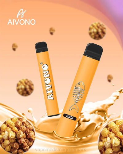Vape Med Smag - Aivono AIM FISHBONE 600 2H4L286 karamel popcorn