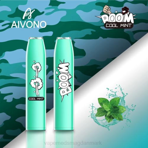 Vape Uden Nikotin - Aivono AIM BOOM 600 2H4L357 kølig mynte
