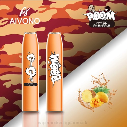 Vape Væske - Aivono AIM BOOM 600 2H4L360 mango ananas