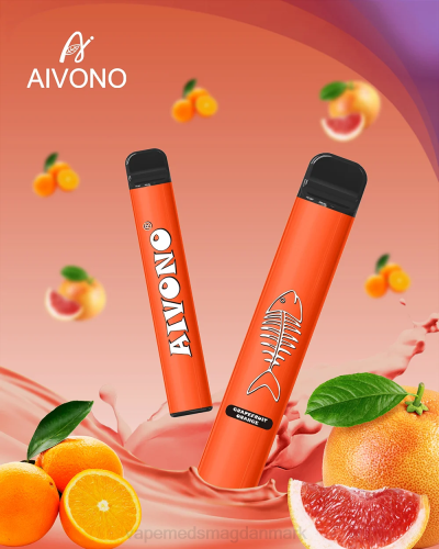 Vape Væske - Aivono AIM FISHBONE 600 2H4L280 grapefrugt appelsin
