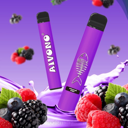 Vape Væske - Aivono AIM FISHBONE 600 2H4L285 blandet bær