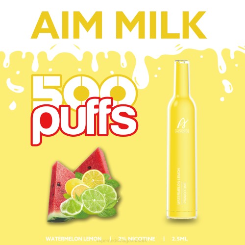 Vape Væske - Aivono AIM MILK 500 2H4L270 vandmelon citron