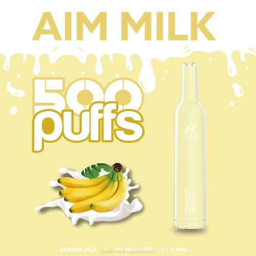 Vape Væske - Aivono AIM MILK 500 2H4L275 bananmælk