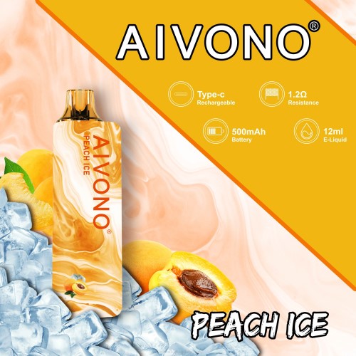 Vape Juice - Aivono AIM GUN 7000 2H4L103 fersken is
