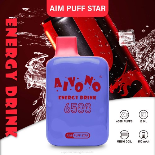 Vape Juice - Aivono AIM PUFF STAR 6500 2H4L293 energidrik