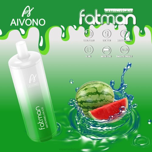 Vape Juice - Aivono FATMAN 6800 2H4L28 vandmelon is