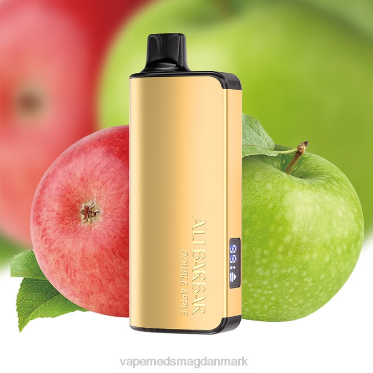 Vape Juice - Alibarbar Ingot 9000 engangs vape dobbelt æble 46TD28