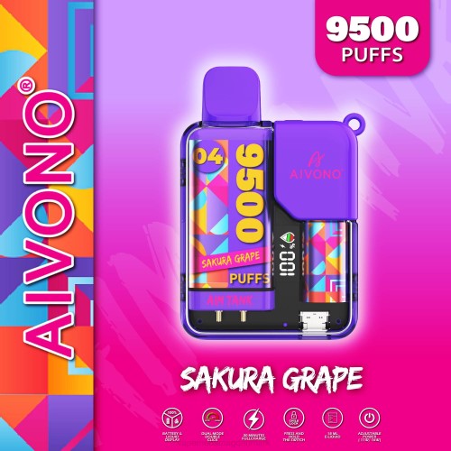 Vape Med Smag - Aivono AIM TANK 9500 2H4L36 sakura drue