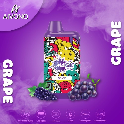 Vape Uden Nikotin - Aivono AIM MAGIC 5800 mouth box cigaret 2H4L92 drue