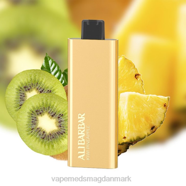 Vape Uden Nikotin - Alibarbar Pandora 7000 engangsvape kiwi ananas 46TD57