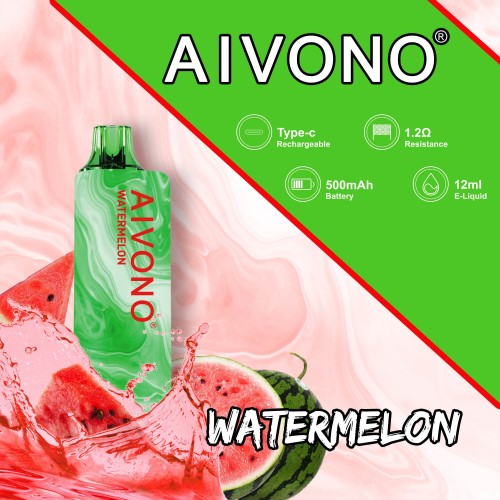 Vape Væske - Aivono AIM GUN 7000 2H4L110 vandmelon