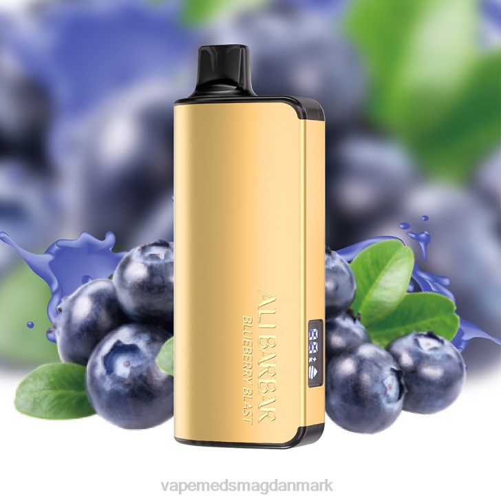 Vape Væske - Alibarbar Ingot 9000 engangs vape blåbærsprængning 46TD15