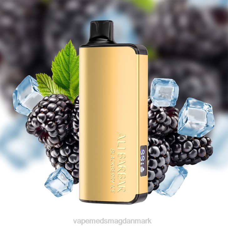 Vape Væske - Alibarbar Ingot 9000 engangs vape brombæris 46TD30