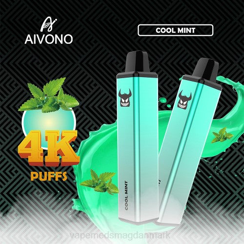 Disposable Vape Danmark - Aivono AIM FREAK 4000 2H4L254 kølig mynte