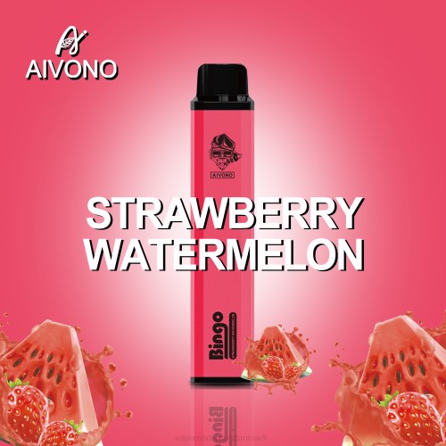 Vape Juice - Aivono AIM BINGO 4000 2H4L133 jordbær vandmelon