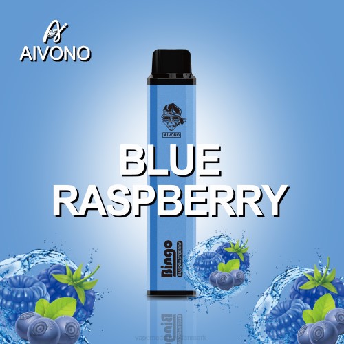 Vape Juice - Aivono AIM BINGO 4000 2H4L143 blå hindbær