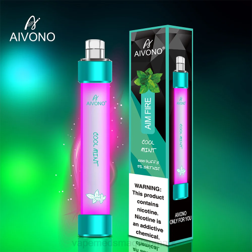 Vape Juice - Aivono AIM FIRE 1000 2H4L328 kølig mynte