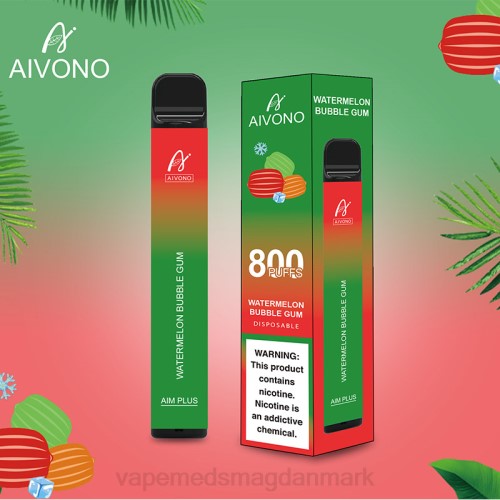 Vape Juice - Aivono AIM PLUS 800 2H4L198 vandmelon tyggegummi