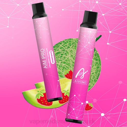 Vape Med Smag - Aivono AIM PRO 1500 2H4L161 jordbær cantaloupe