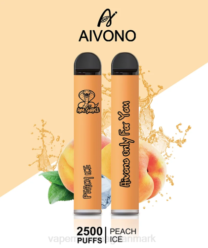 Vape Med Smag - Aivono AIM SNAKE 2500 2H4L316 fersken is