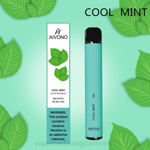 Vape Uden Nikotin - Aivono AIM PLUS 800 2H4L177 kølig mynte