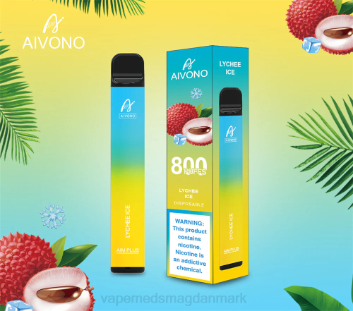 Vape Uden Nikotin - Aivono AIM PLUS 800 2H4L182 litchi is