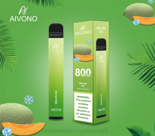 Vape Uden Nikotin - Aivono AIM PLUS 800 2H4L187 melon is