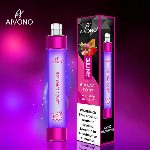 Vape Væske - Aivono AIM FIRE 1000 2H4L325 big bang frugt