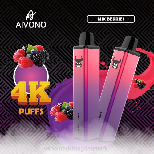 Vape Væske - Aivono AIM FREAK 4000 2H4L260 blandede bær
