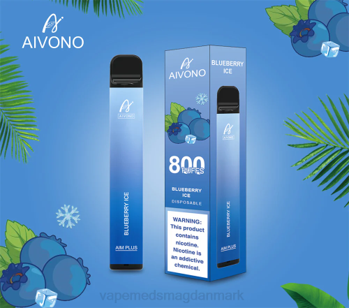 Vape Væske - Aivono AIM PLUS 800 2H4L175 blåbæris