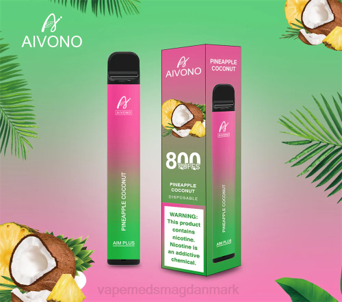 Vape Væske - Aivono AIM PLUS 800 2H4L200 ananas kokos