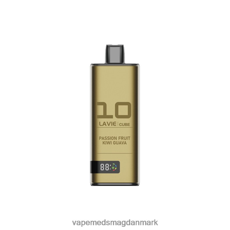Disposable Vape Danmark - LAVIE Cube 20000 pust passionsfrugt kiwi guava J6TD644