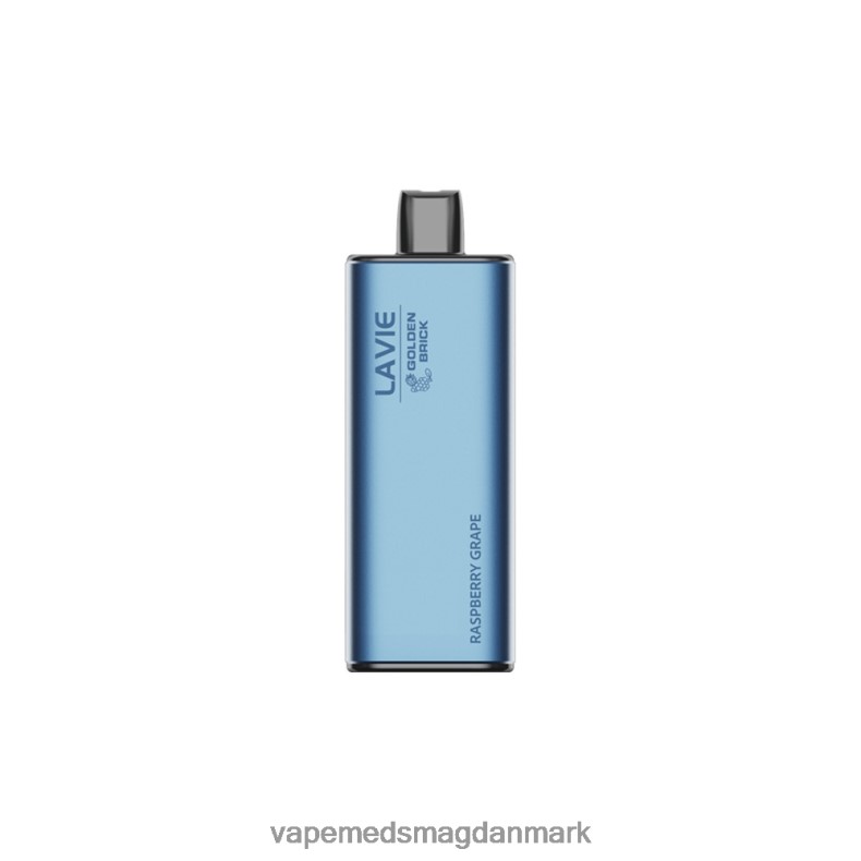 Disposable Vape Danmark - LAVIE GOLDEN BRICK 10000 pust hindbærdrue J6TD664