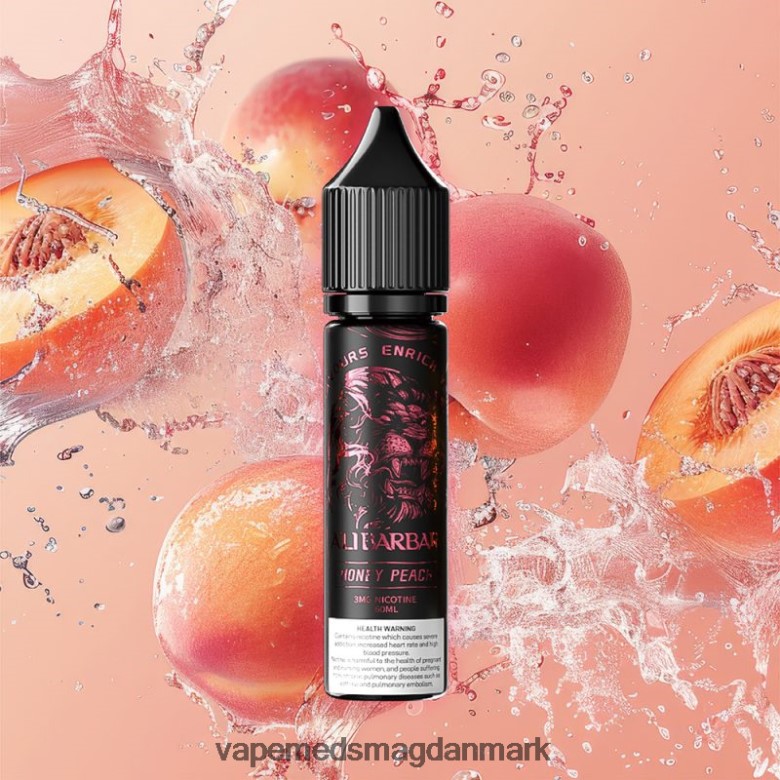 Vape Juice - Alibarbar vandpibe onyx dock honning fersken 28B866106