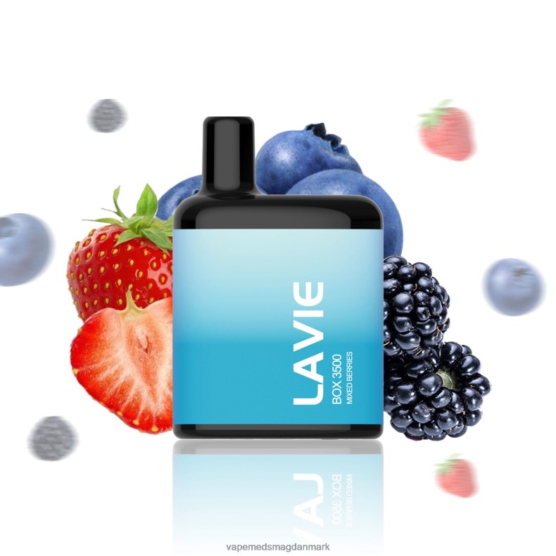 Vape Juice - LAVIE BOX 3500 pust blandede bær J6TD6213