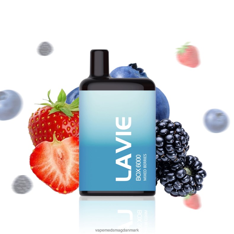 Vape Juice - LAVIE BOX 6000 pust blandede bær J6TD6203