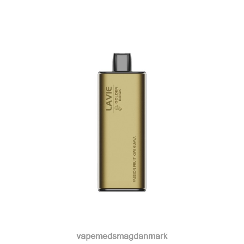 Vape Juice - LAVIE GOLDEN BRICK 10000 pust passionsfrugt kiwi guava J6TD663