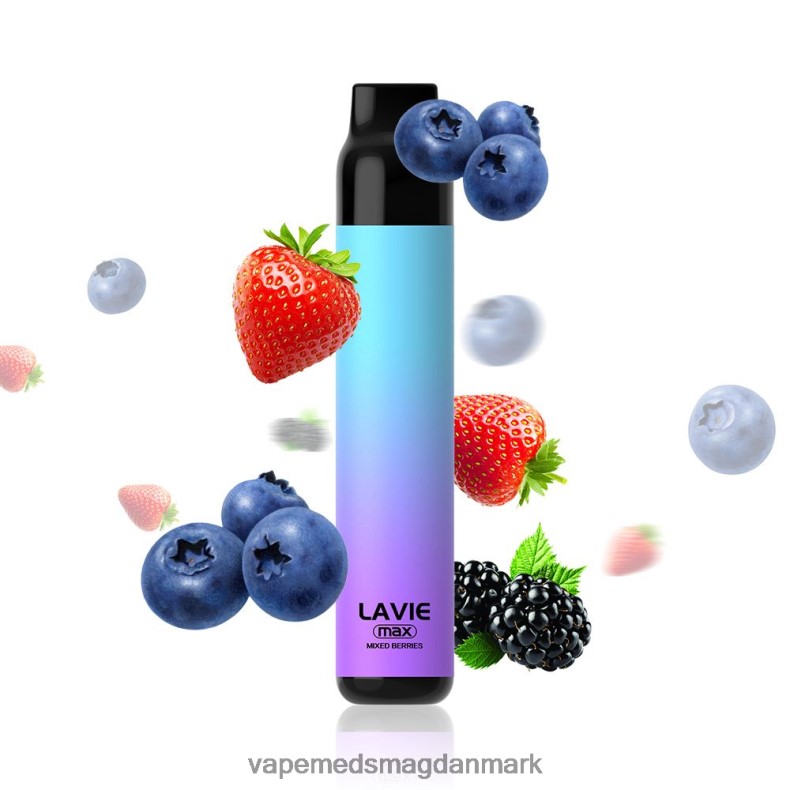 Vape Med Smag - LAVIE BAR 5000 sug - max blandede bær J6TD6281