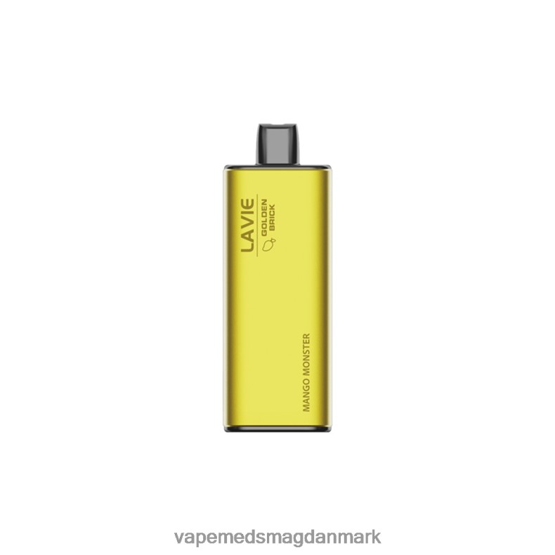 Vape Med Smag - LAVIE GOLDEN BRICK 10000 pust mango monster J6TD661