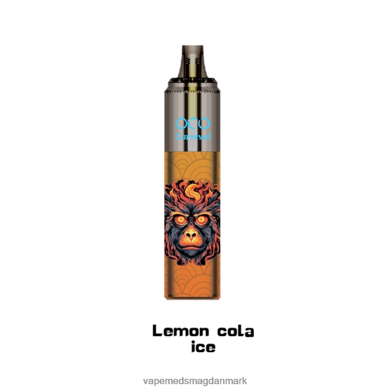 Vape Med Smag - LAVIE OCO karneval 10000 pust citron cola is J6TD6351