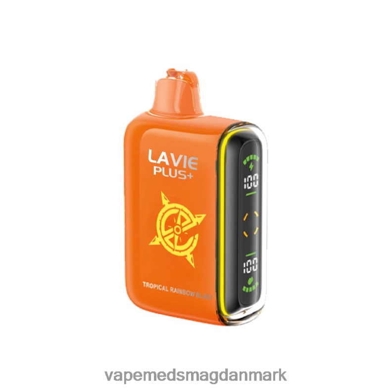 Vape Med Smag - LAVIE PLUS 15000 pust tropisk regnbueeksplosion J6TD696