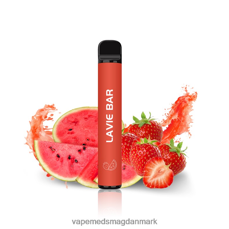 Vape Uden Nikotin - LAVIE BAR 2% version 800 pust vandmelon jordbær J6TD6327