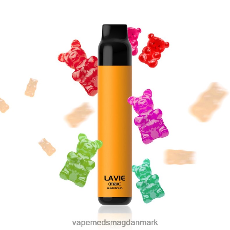 Vape Uden Nikotin - LAVIE BAR 5000 sug - max gummi bjørne J6TD6282