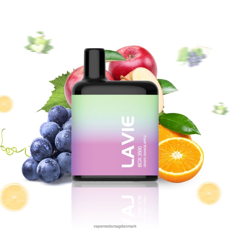 Vape Uden Nikotin - LAVIE BOX 3500 pust drue appelsin æble J6TD6212