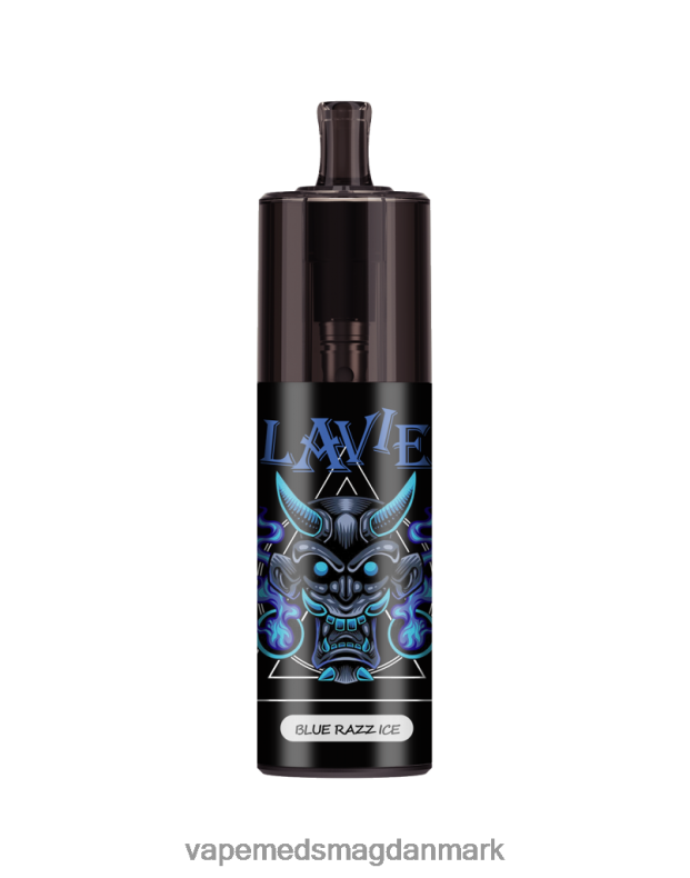 Vape Uden Nikotin - LAVIE COLOUR BAR 10000 pust luftstrømskontrol blå razz is J6TD6332